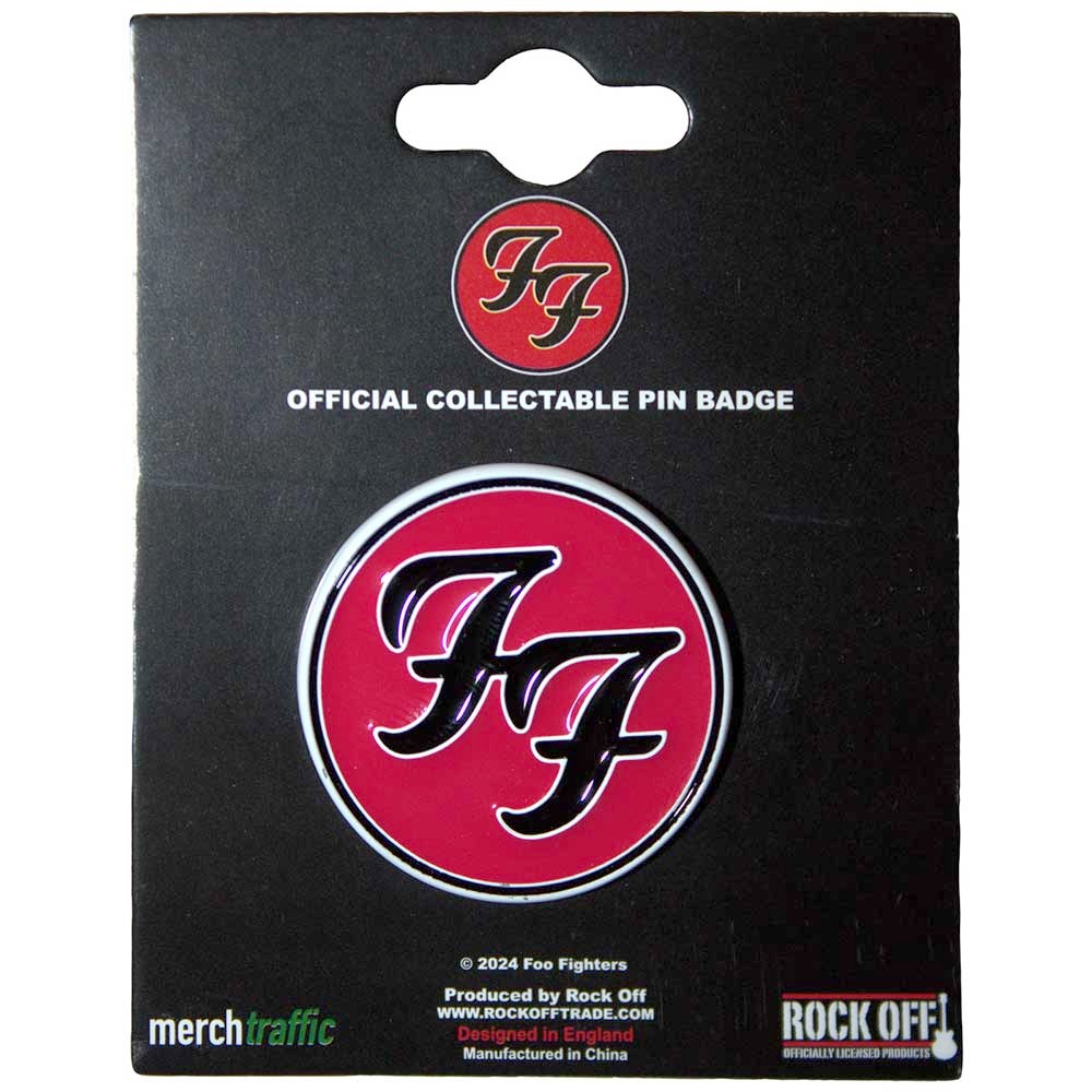 Foo Fighters - FF Logo Pin - Rood